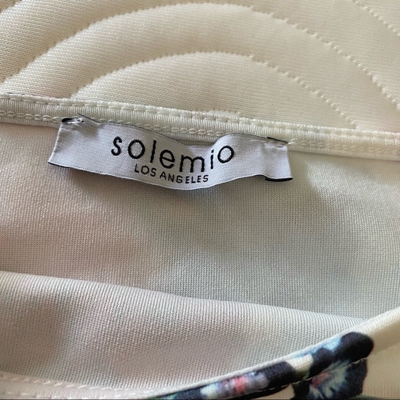 SOLEMIO LOS ANGELES FLORAL MINI SKIRT / Size S - Picture 3 of 4